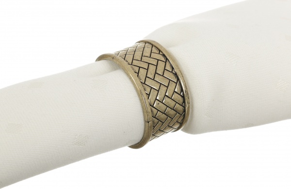 Набір кілець для серветок Golden Wave 14х6х5 см 6 шт