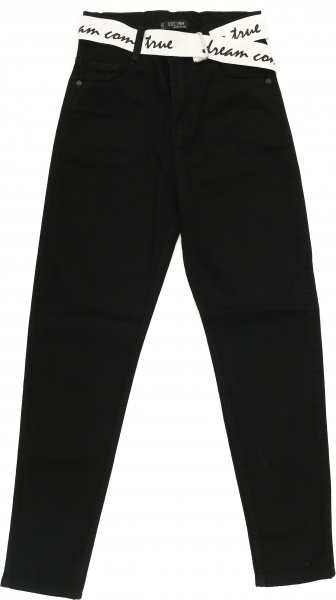 Джинсы Altun для девочки р.140 черный 30256 