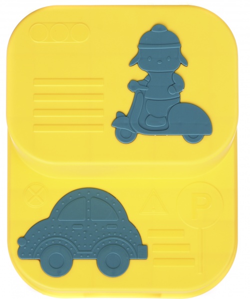 Подставка двойная Bambinelli 30x35x24 см желтый