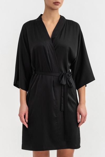 Халат женский German Volf р. L черный 10003