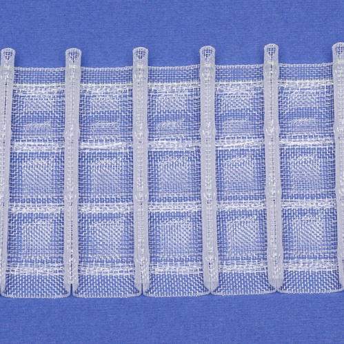 Тасьма Bocelli 41559/76 прозора рівномірна 1:2.5 4 ряди петель