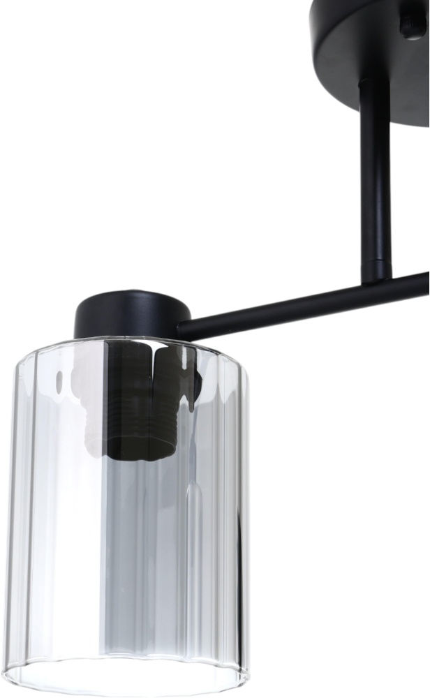 Люстра потолочная Sensio Lilit 2x40 Вт E27 черный ALG-07338/2