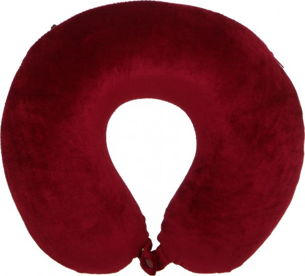 Подушка дорожная 30х30х9 см винный Luna