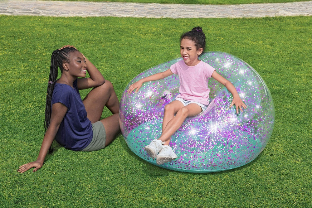 Кресло Bestway Glitter Dream Inflate-a-Chair 114х112х66 см