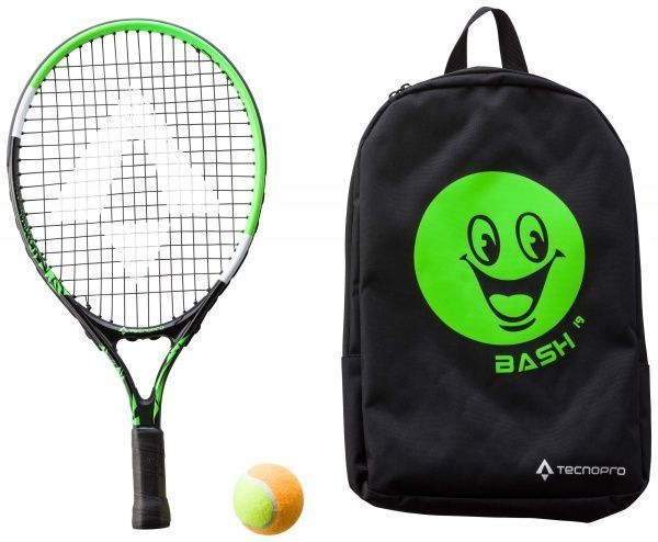 Ракетка для большого тенниса TECNOPRO р.OS Bash 19 w/ Backpack 288344-900050 