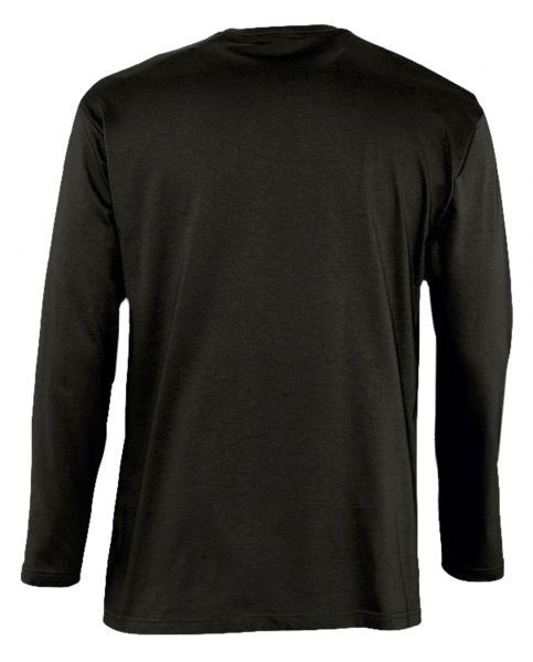 Футболка с длинным рукавом Sol's Monarch 150 г. L насыщенный черный