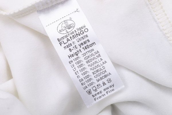 Піжама для дівчаток Фламінго р.134 молочний/рожевий 237-212 