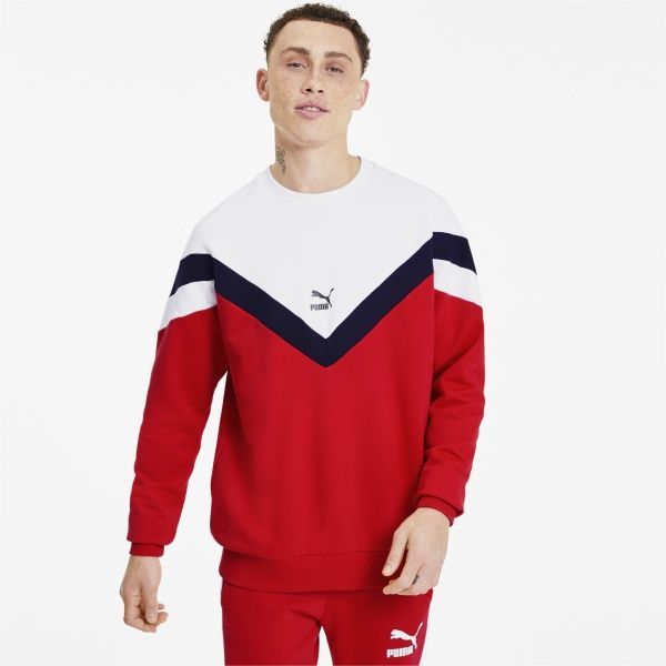 Світшот Puma Iconic MCS Crew FT 59644211 р. M червоний