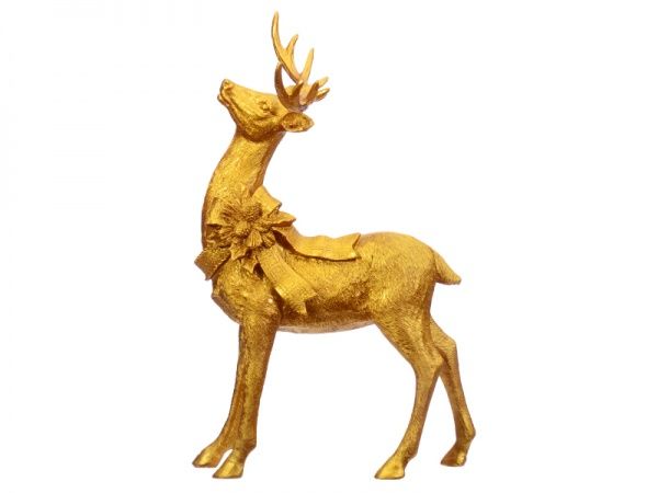 Фигурка декоративная Олень золото 34 см 919-269 Lefard
