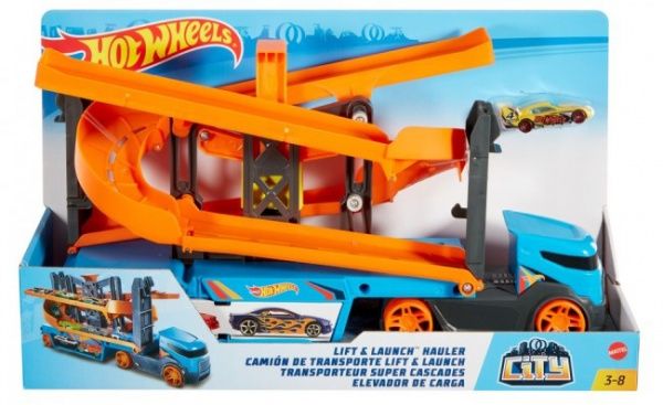 Вантажівка-транспортер Hot Wheels Крутий спуск GNM62