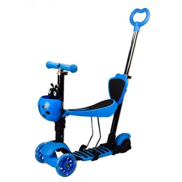 Самокат 3-колісний 5 в 1 блакитний SC17098 