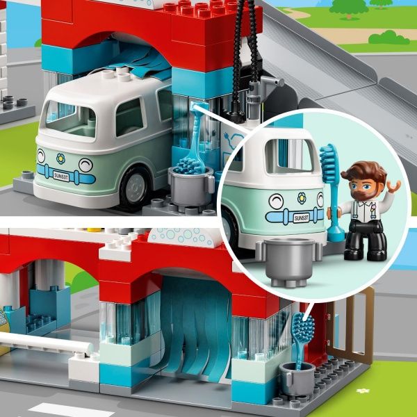 Конструктор LEGO DUPLO Гараж и автомойка 10948