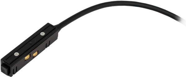 Кабель живлення до магнітного шинопровода Hopfen 2 м чорний 395806 