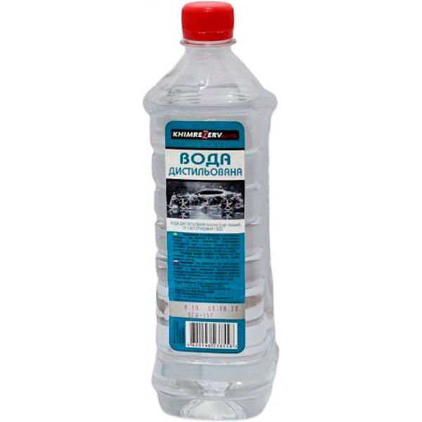 Вода дистилированая ХимреZерв AUTO (0,970 кг) 1 л