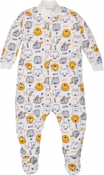 Комбинезон для мальчика Татошка р.62 белый с принтом 1502206мрд 