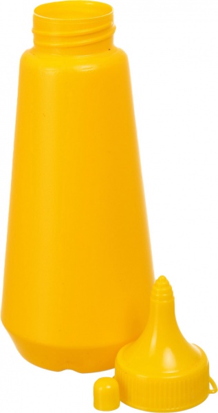 Бутылка для соусов 200 мл желтый Origami Horeca