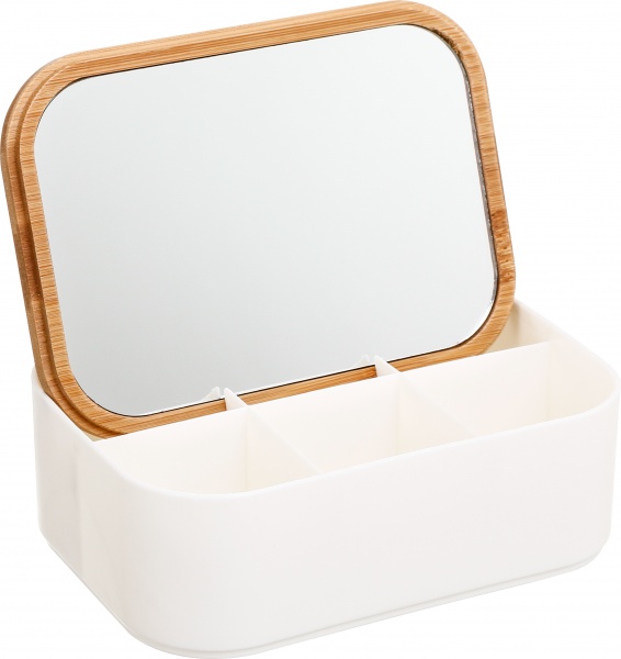 Дзеркало косметичне скриня 15.5x11.3x5.8 см