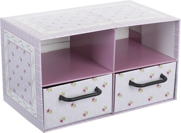 Комод картонный Miss Space Provenzale 4 відділення лавандовий