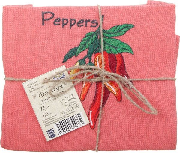 Фартук с нагрудником и вышивкой К-102 в ассортименте Ярослав