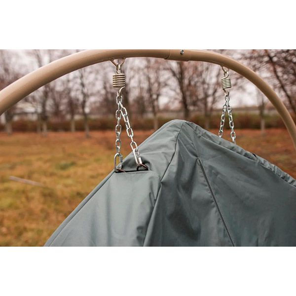 Чехол на кресло-кокон серый двухместный