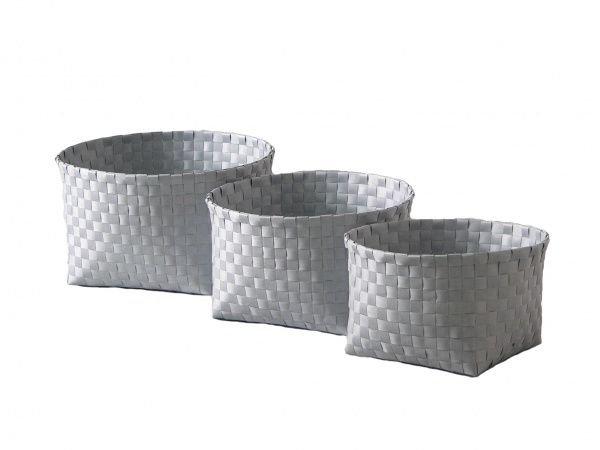 Кошик поліпропіленовий Handy Home PP-02L Cірий 180x320x320 мм