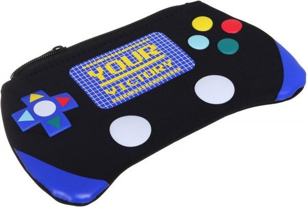 Пенал шкільний Ігрова приставка 19,5х10 см різнокольоровий