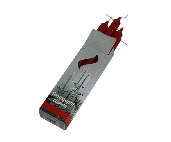 Набір свічок 6 шт. червоний H20186-125 Feroma Candle