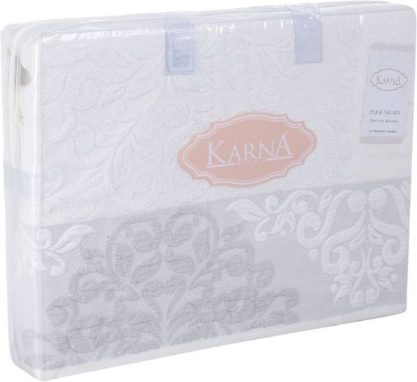 Простынь махровое Ottoman 160x220 см кремовый Karna 