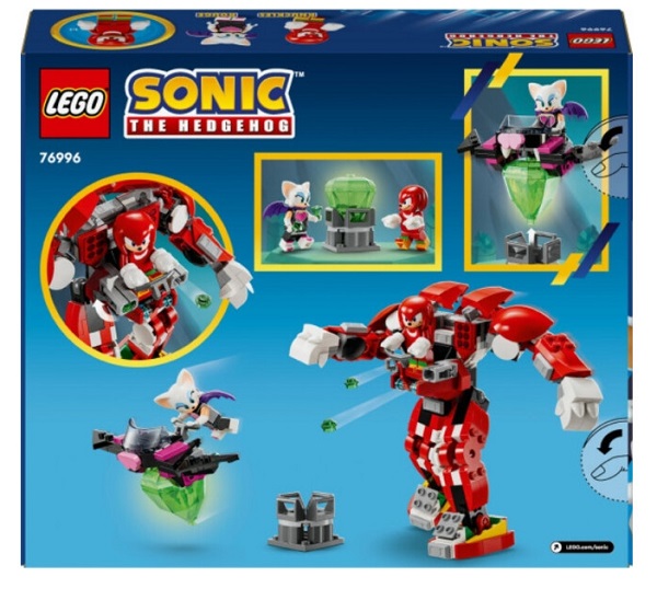 Конструктор LEGO Sonic Вартовий робот Єхидни Наклз 76996