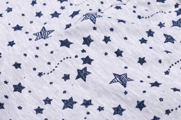 Лосины детские Luna Kids Звездочки р.152 серый с принтом