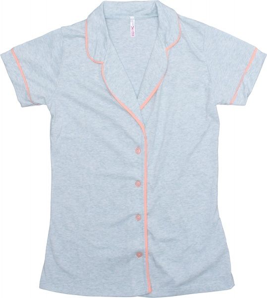 Комплект жіночий Nika Isik 19013 р. L сірий із помаранчевим 