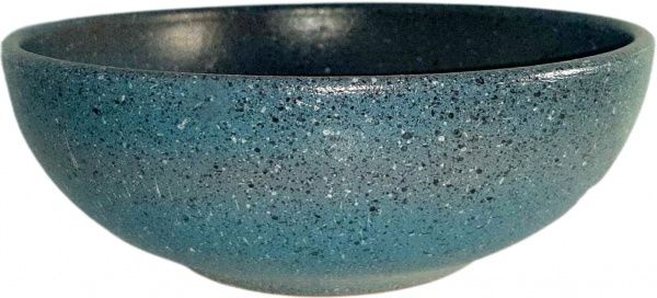 Салатник гранит 18 см голубой V.281