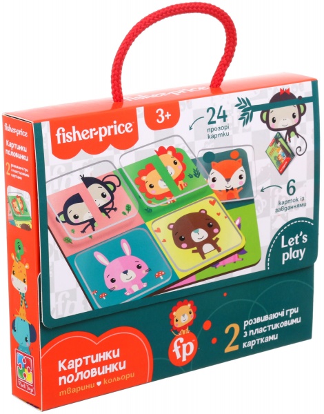 Развивающая игра Fisher Price Картинки-половинки VT2100-09