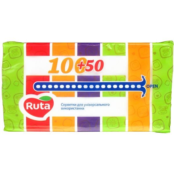 Салфетки косметические Ruta Декор 150 шт