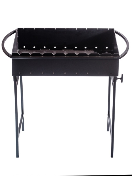 Мангал Metalzavod 9-3N на 9 шампуров 3 мм со съемными ножками