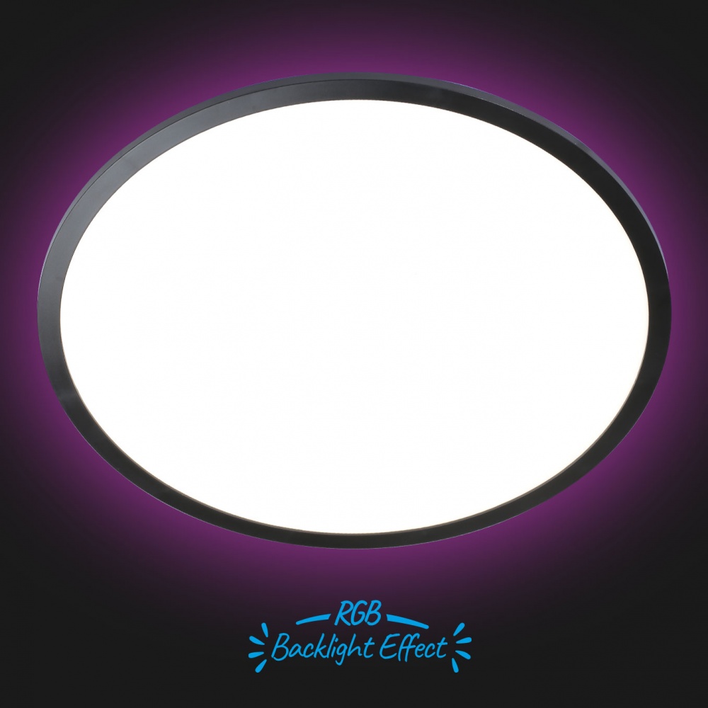 Світильник стельовий LIGHT SET LED SYNEVIR R500 45+4W 45 Вт чорний 4500 К