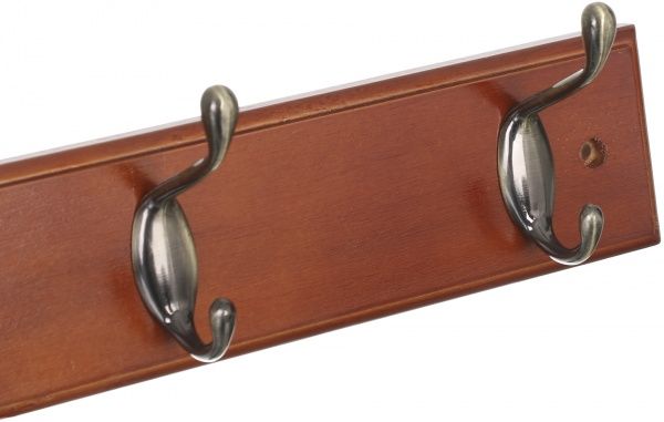 Вешалка для одежды VI тип 1+1 бронза/орех
