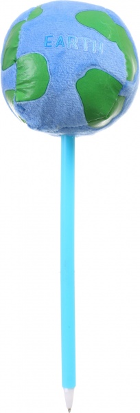 Ручка кулькова Земля штучне хутро 