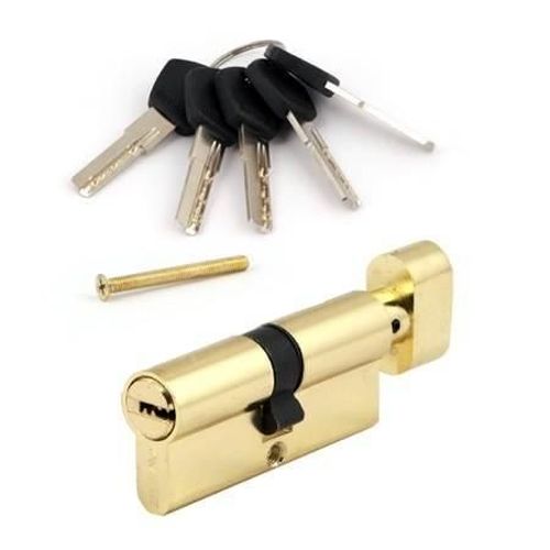 Цилиндр Avers DM 35x35 ключ-вороток 70 мм золото