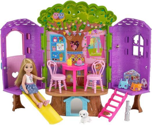 Ігровий набір Barbie Будиночок на дереві Челсі FPF83