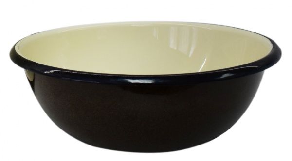 Миска эмалированная Brown 2,5 л Idilia