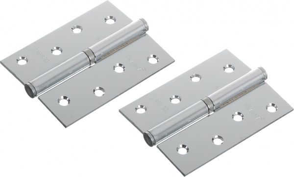 Петля дверна CP 100100x80x5 мм хром права 2 шт