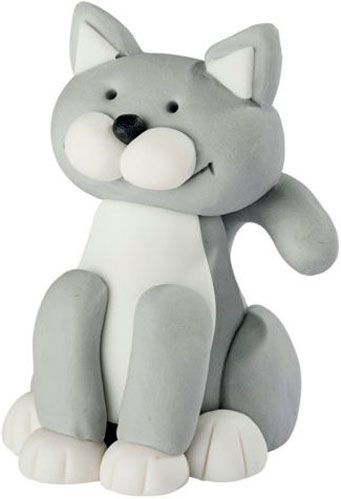 Набір пластики Fimo Котики 4 кольори 42 г 