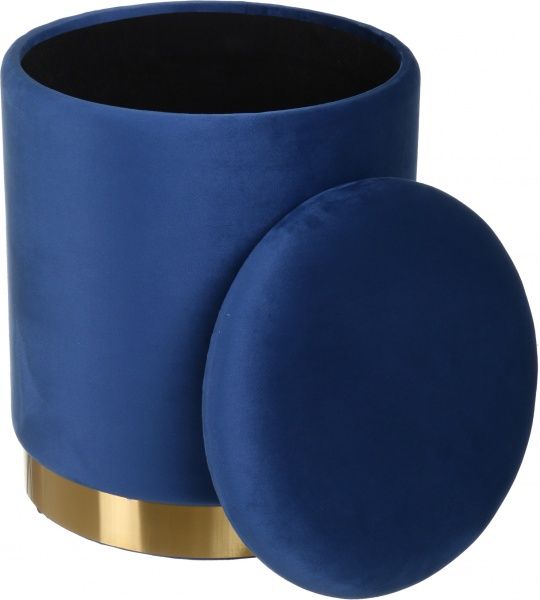 Сундук-пуф Francois 36х36х44 см синий 