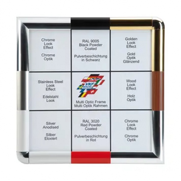 Рамка ST-DIS 341 А4 серебряная 