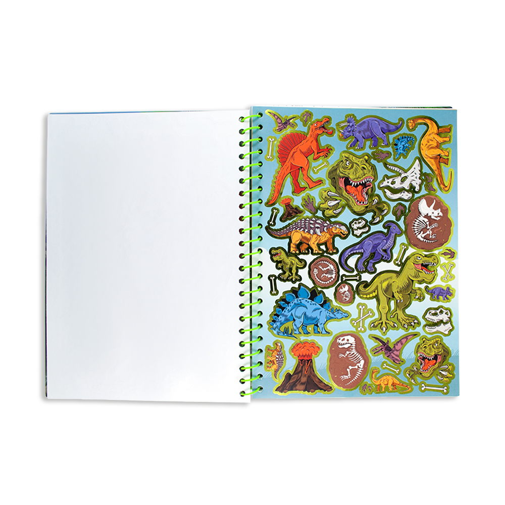 Раскраска «с наклейками и карандашами Dinosaur Expedition»