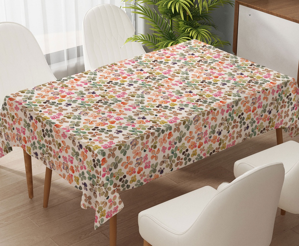 Клеенка на стол OBERY на подкладке 1,37м разноцветный PWA5-R1193-1-9