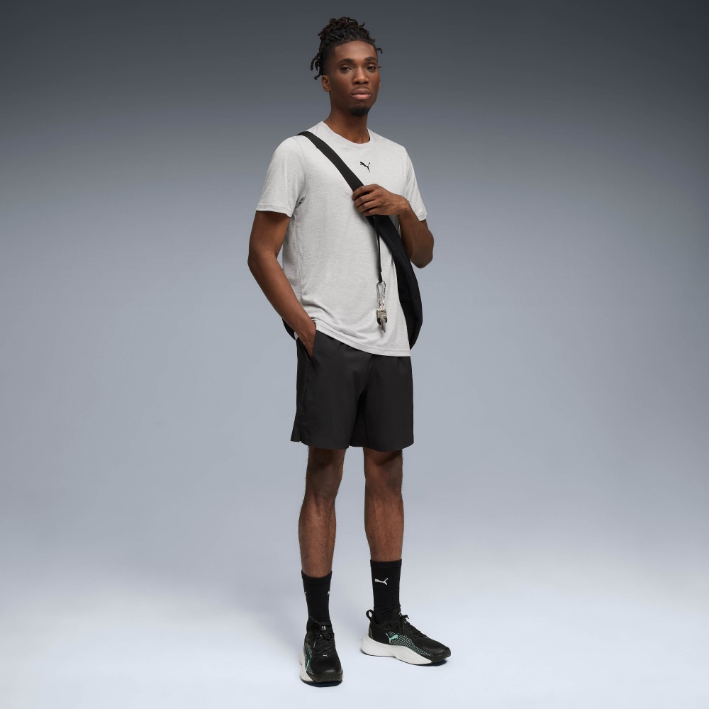 Футболка Puma TAD ESSENTIALS HEATHER CAT Tee (CF small cat) 52592004 р.S серый