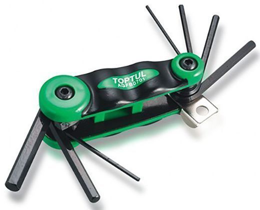 Набір ключів шестигранних Toptul 1,5-10 мм AGFB0701