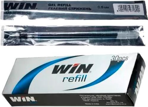 Стержень Gel Refill 130 мм 0.6 мм красный 1200011 WIN